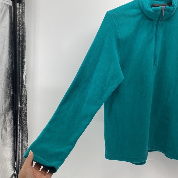 REI coop thin fleece quarter zip soft comfy cozy casual classic outdoor Gorpcore - Picture 4 of 5